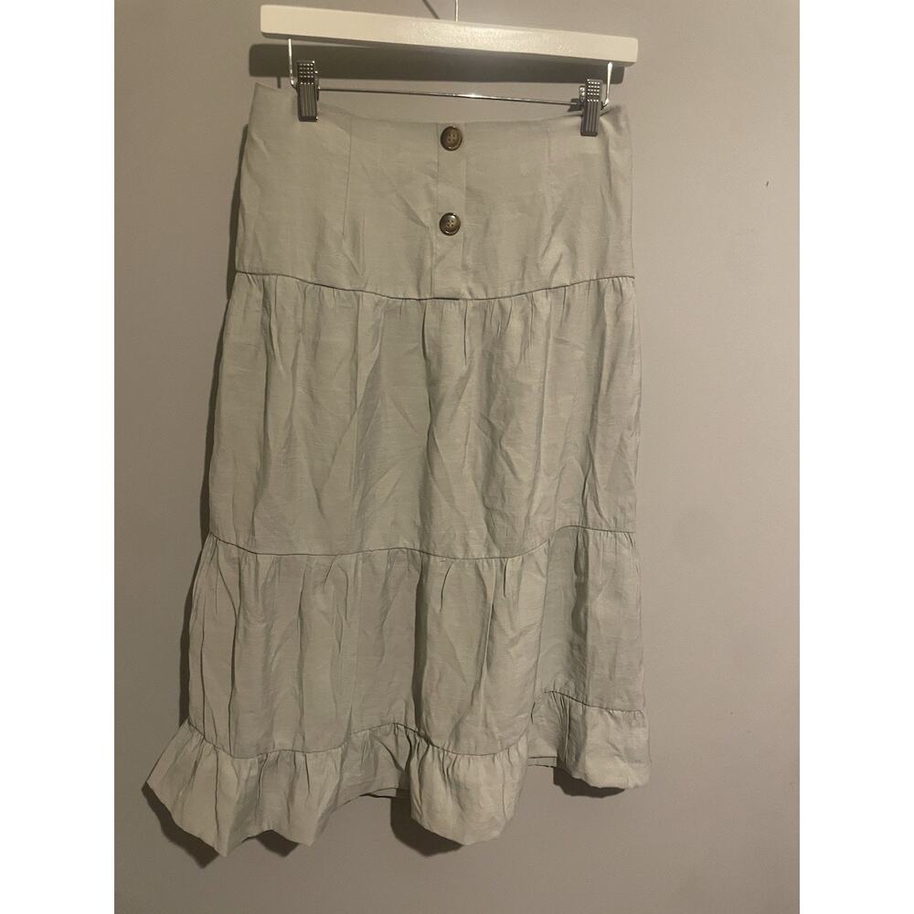 Since2005 Plander Skirt With Buttons Size Small Boho Flowy
